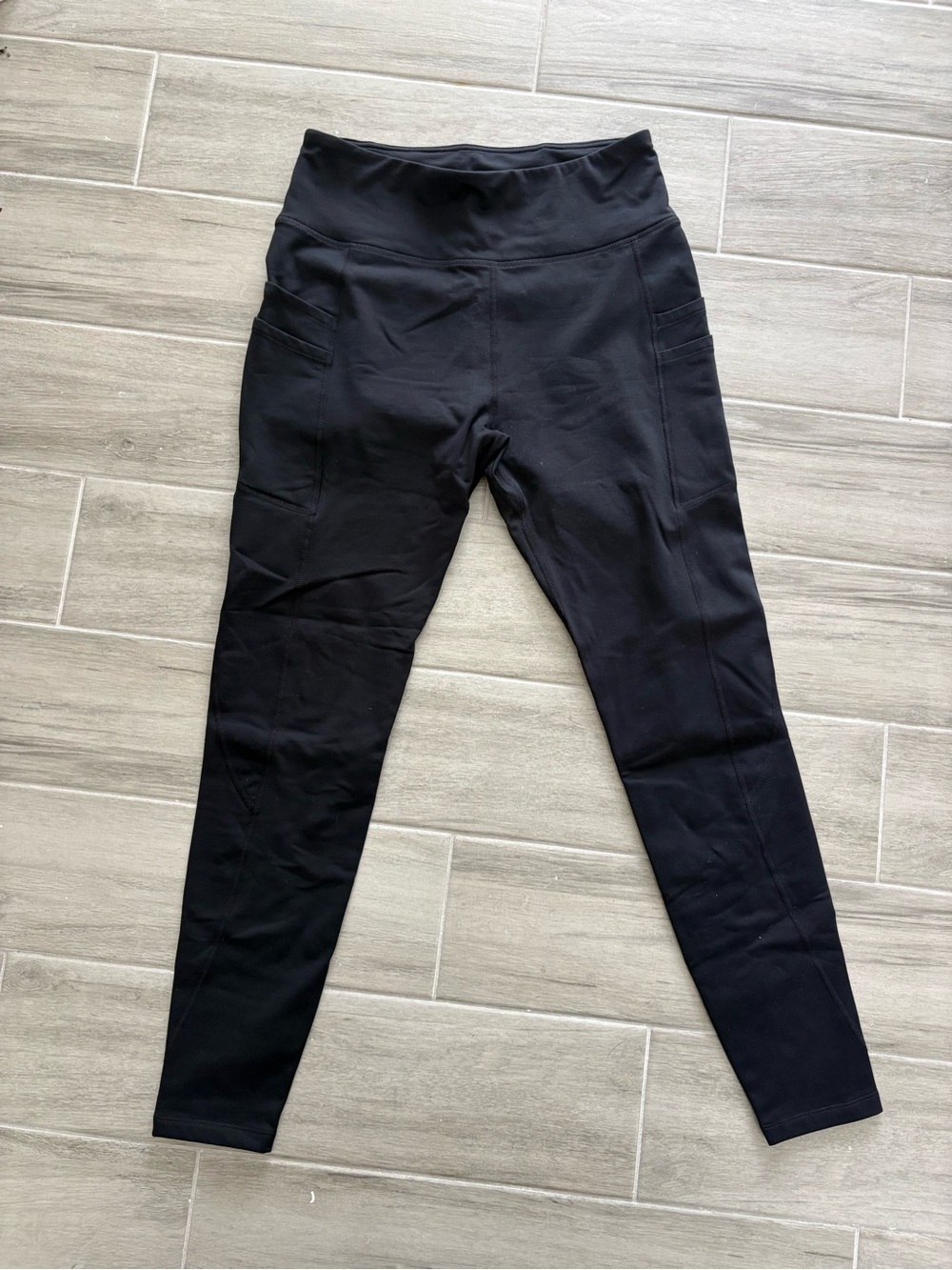 Baleaf NWT Black Athletic Leggings Water Resistant and Fleece Lined